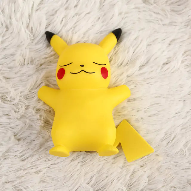 Night Light for Pokémon Fans
If you’re a Pokémon fan, this sleeping Pikachu made from soft silicone is exactly what you need. Backyard Beautician combines durability with attractive design in this LED night light, perfect for creating a relaxing atmosphere. This sleepy Pikachu is ideal for children’s bedrooms or for fans who want to bring a touch of nostalgia to their home decor. With easy charging and a gentle light, it’s perfect for those who love a soft glow before bedtime.